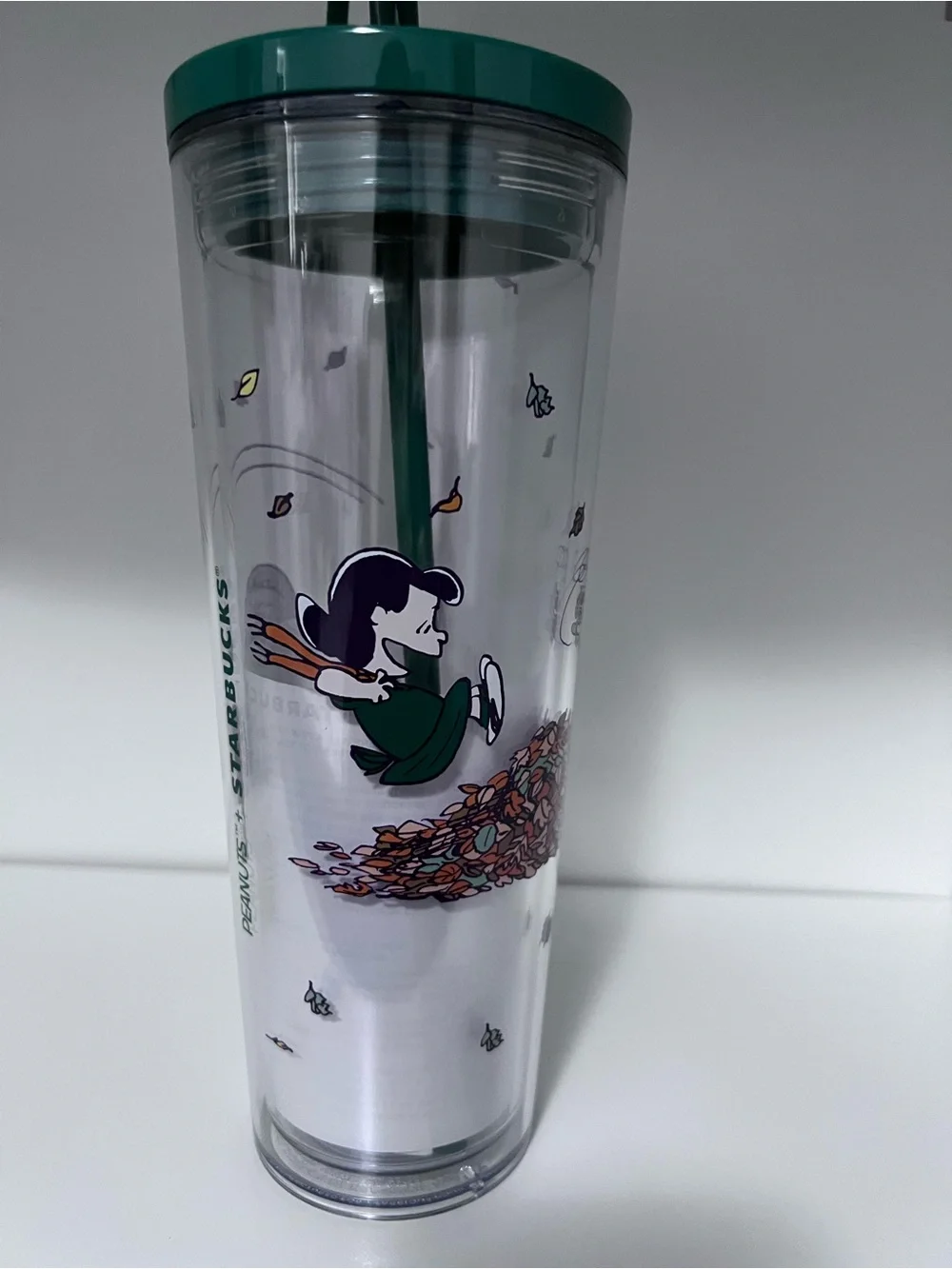 NEW Starbucks Peanuts 24 OZ Pumpkin Tumbler Cold Cup